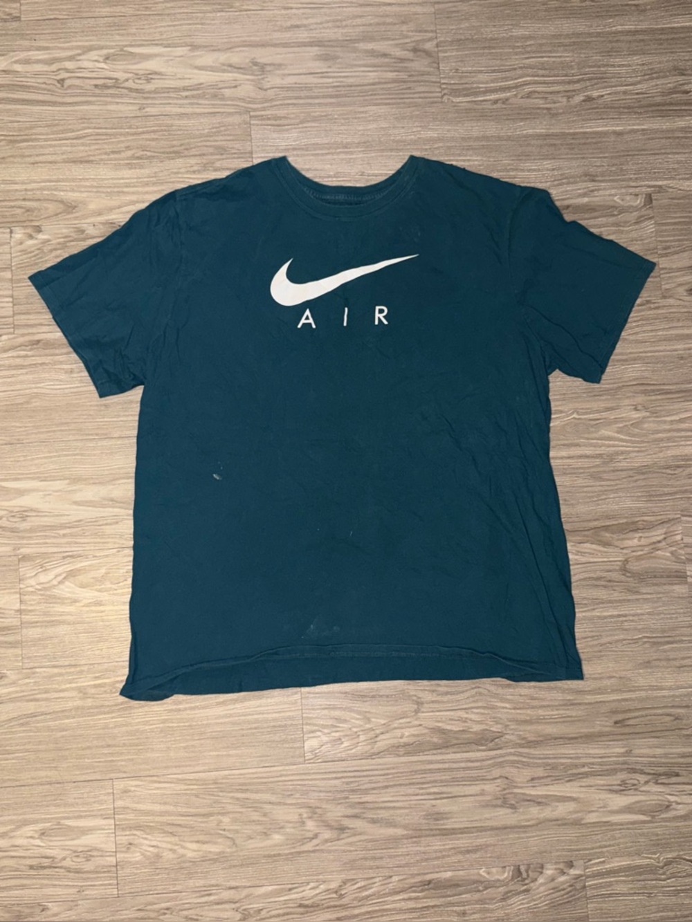Nike Air Short Sleeve Graphic Tee Teal Blue Mens Size XXL Active Fitness Causal